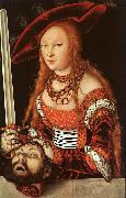 Lucas  Cranach Judith with the Head of Holofernes China oil painting reproduction